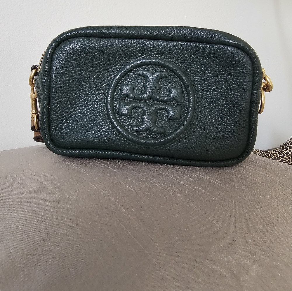 Tory Burch Forest Green Mini Miller bag